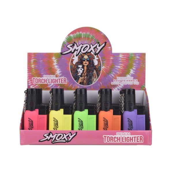 Smoxy Tron lighter 20ct Display (rubber)